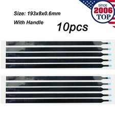 10pcs Black Pull Tabs Stretch Release Adhesive Strips for LCD Screen Panel US