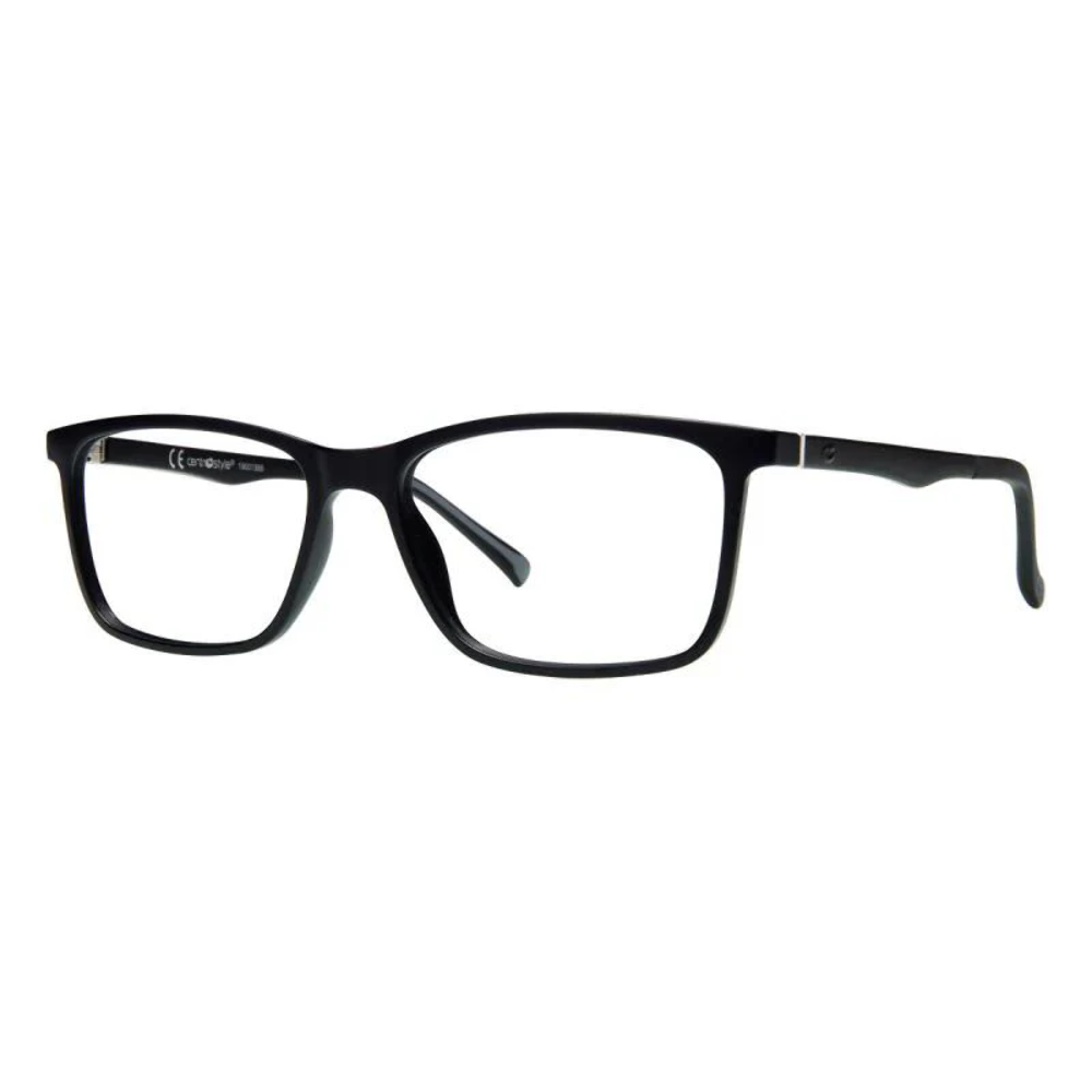 Reading Glasses Centrostyle F0213 53 002 Mat Black + Clip On + Hoya Lens