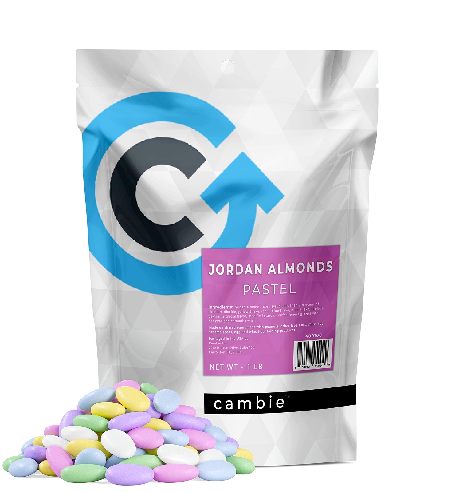 Jordan Almonds Pastel Candy Almonds in Assorted Colors Premium
