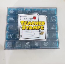 Learning Resources Set Of 30 Teacher Stamps Set - Message Stamps Sealed.