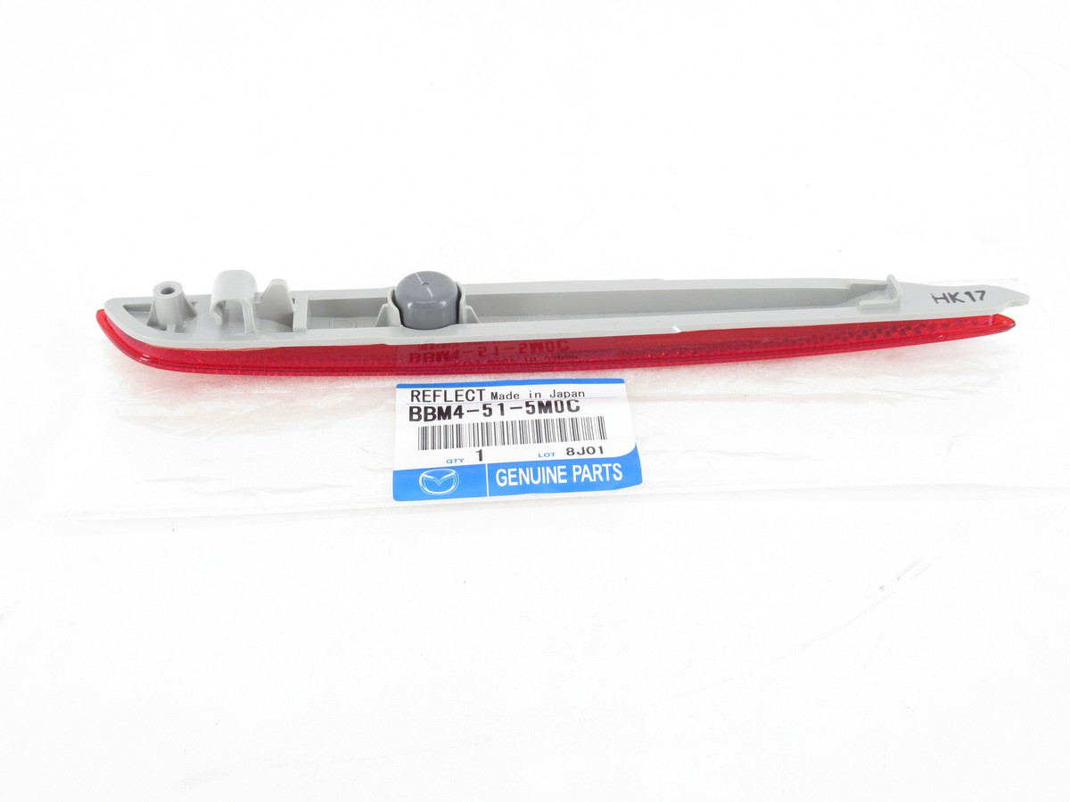 New Genuine OEM Mazda BBM4-51-5M0C Driver Rear Red Reflector 2010