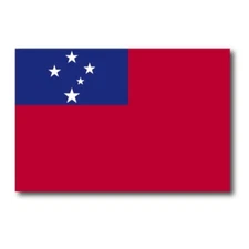 Samoa Samoan Flag Car Magnet Decal - 4 x 6 Heavy Duty for Car Truck SUV