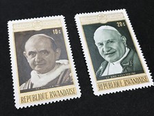 Rwanda, 1970 Setna rocznica Soboru Watykańskiego I. MNH. RW 390/1