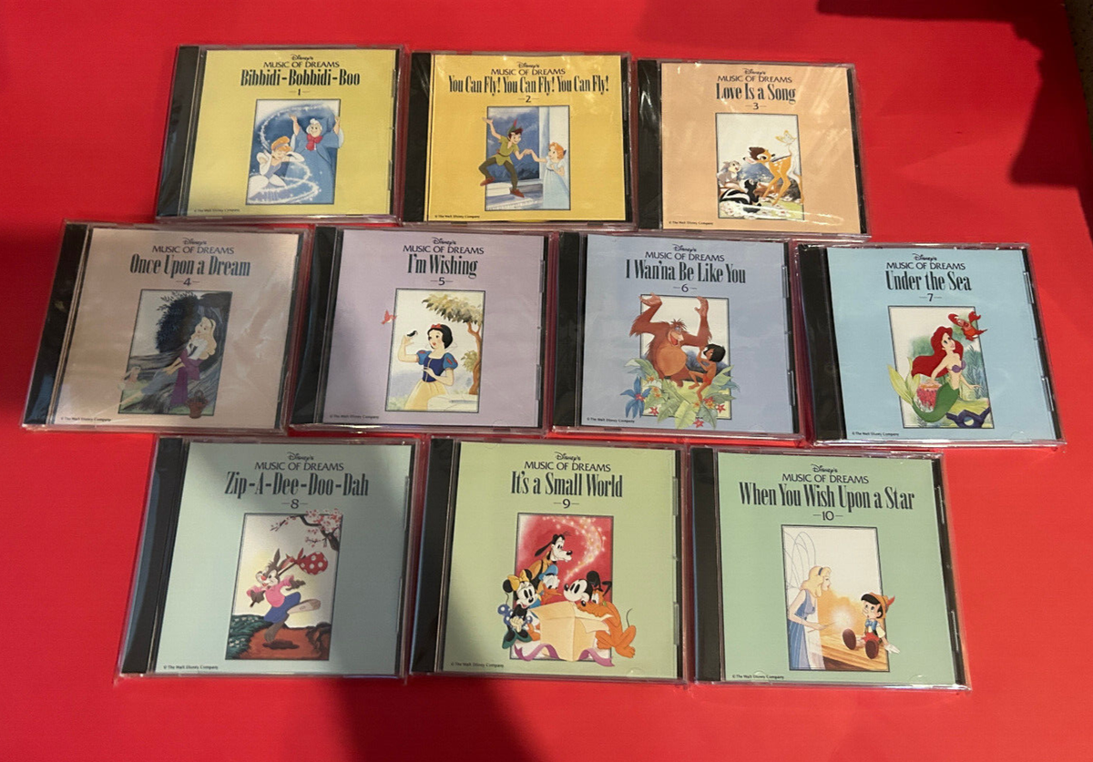 Disney's Music Of Dreams Box Collection Set 10 CD JAPAN