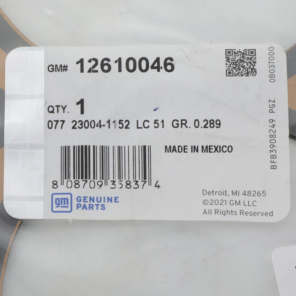Conjunto de junta de culata de motor OEM NUEVO GM 2007-2020 GM 6,0 L 6,2 L 12610046 Foto 4 de 4