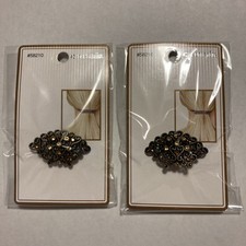 Conair 58210 Black Elastic Marcasite Ponytailer 2004 New 2 Sets G18