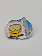Wal-Mart Lapel Pin Happy Face Logo in Ski Goggles