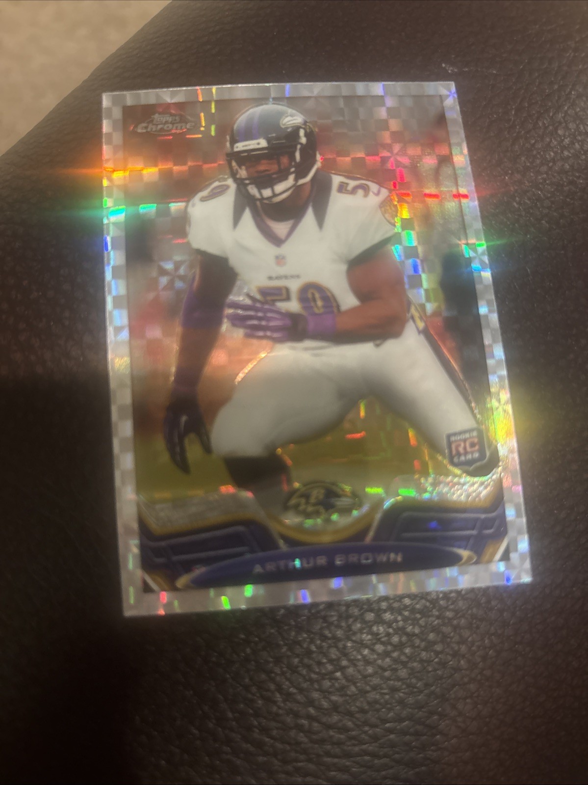 Arthur Brown Topps Chrome #64 X-Fractor