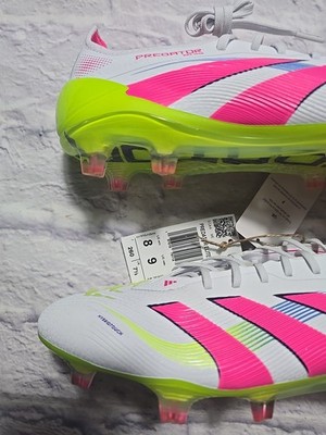 Men's Sz 9 Adidas Predator Elite Foldover FG Cleat Celestial