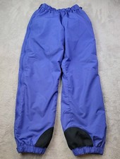 Columbia Snow Pants Womens Large Blue Lined Zip to Hip Winter Ski Snowboard Sled