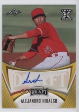 2021 Leaf Draft Base Auto Gold Alejandro Hidalgo #BA-AH1 Auto yl0