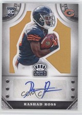 2014 Panini Crown Royale Rookie Signatures Gold 28/49 Rashad Ross #S-RR Auto 0a1