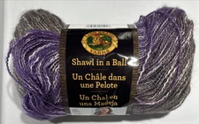 1 SHAWL IN A BALL in MINDFUL MAUVE 518yds 5.3oz LionBrand
