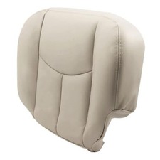 Front Driver Bottom Replacement Seat Cover 522 Microfiber Leather Light Tan
