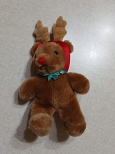Dakin Plush 5" Christmas Teddy Bear Vintage