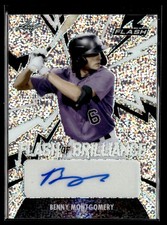 2021 Leaf Flash Baseball Flash Of Brilliance Auto #FB-BM1 Benny Montgomery
