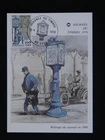 stamp day postal history postman in 1900 maximum card France 1978 (Lyon)