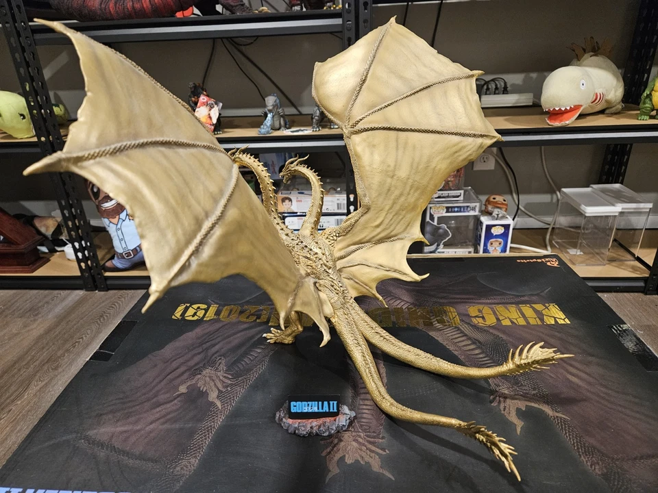 Art Spirits Godzilla 2019 King Ghidorah Hyper Solid Statue With Box  - Image 4 of 4
