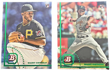 🔥2022 Bowman Heritage Image Swap RC Variation 90 Roansy Contreras & 3 Base🔥