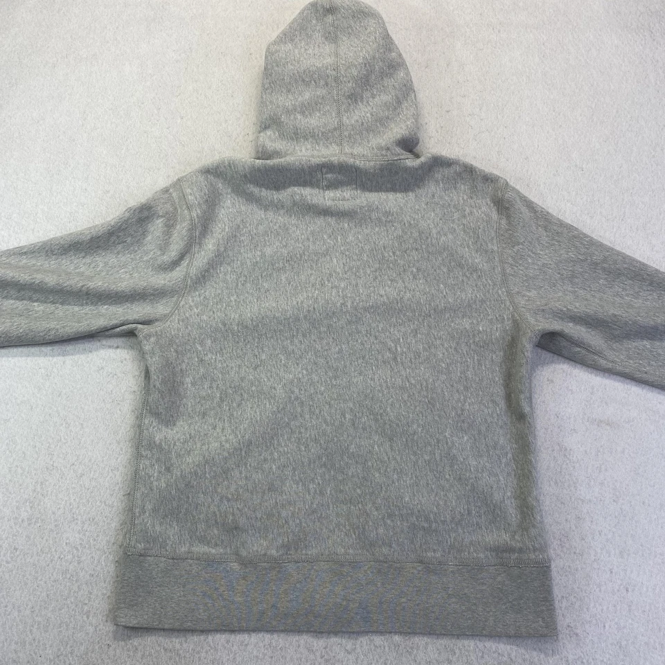 Sudadera J Crew Para Hombre Grande Gris De Colección Polar Cremallera Completa Sudadera con Capucha Chaqueta Informal Foto 4 de 4