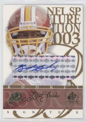 2003 SP Signature Edition Signature Blue Ink Brad Banks #BB Auto g2x