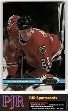 Adam Creighton 1991-92 Stadium Club #89 Chicago Blackhawks