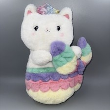 FAO Schwarz Glow Brights Plush LED Sound Meowmaid 15" Mermaid Cat WORKS