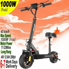 Foldable Electric Scooter E-scooters 48V 12.5AH Adult eScooter UL 2272 Certified