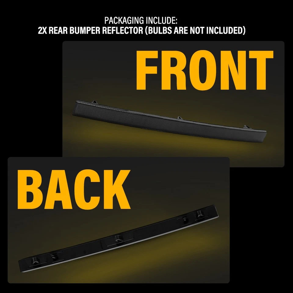 Cubierta de carcasa reflectora de parachoques trasero izquierda derecha para Chevrolet Corvette C7 2014-19 Foto 4 de 4