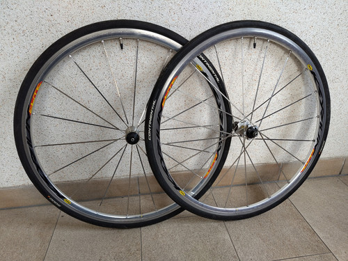 Laufradsatz Mavic Ksyrium Elite Shimano 9/10/11-Fach Clincher silber - Bild 6 von 9