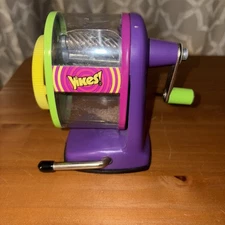 Vintage YIKES! 1990's Multicolor  Pencil Sharpener For Tabletop