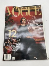 Vogue Magazine December 1998 – Hillary Clinton Cover No Label