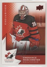 2020 Upper Deck Team Canada Juniors Exclusives /250 Emerance Maschmeyer #80 ek6