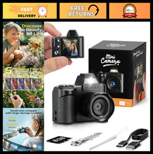 Compact 1080P Mini Keychain Camera with 4X Zoom, 8GB SD Card  Accessories - Ide