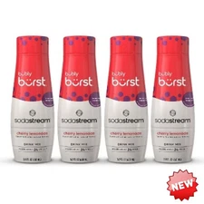   SodaStream 4pk Bubly Burst Cherry Lemonade Drink Mix