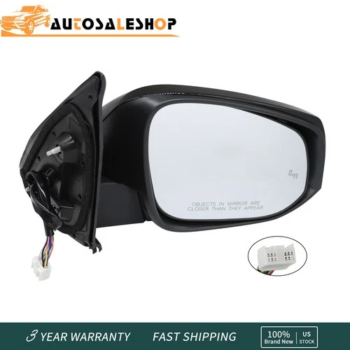 Turn Signal Blind Spot Detection Mirror for 2016-2023 TACOMA Passenger Side