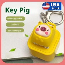 Cute--Croaking Frog Keychain | Rechargeable Stress-Relieving Clicky Keyboard JQ
