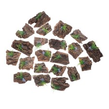  24 Pcs Décoration D'escalade Forêt Pour Reptiles Accessoires Terrarium