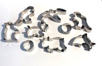 Städter Ausstecher FöRmchen Set 9-Teilig Edelstahl PläTzchen Ausstecher Set 3