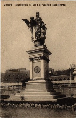 CPA GENOVA Monumento al Duca di Galliera Monteverde ITALIEN (505904)