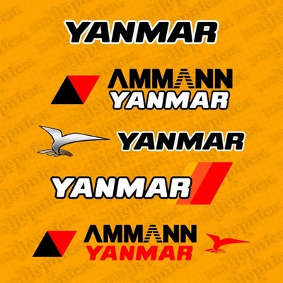 Replacement Decal Lettering Compatible with Yanmar Excavator Aftermarket Sticker