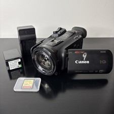 Canon XA35 HD Professional Camcorder Tested 128GB SD Battery Charger