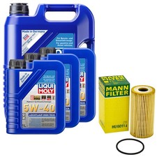 Motoröl Set 5W-40 LIQUI MOLY 8 Liter + Ölfilter für Nissan Opel Renault 2.0 2.3