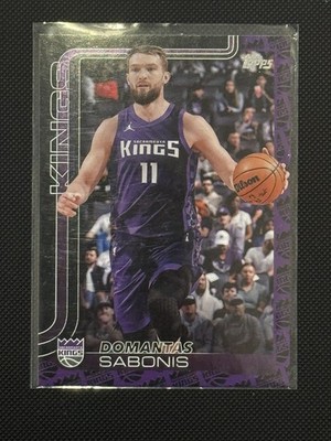 2025-26 Topps Domantas Sabonis Team Color Border Logo Variation, Case Hit SSP! 