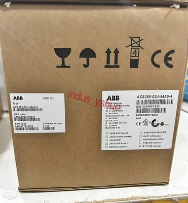 ONE NEW ABB DRIVE ACS355-03U-44A0-4