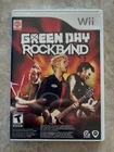 Green Day Rock Band - Nintendo Wii Complete With Manual CIB! Tested!