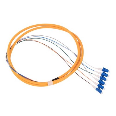 1.5m LC Fiber Pigtail 6 Color-Coded SingleMode 9/125 LC-UPC Patch Cord