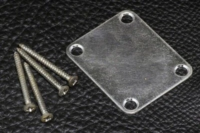 Gotoh Neckplate/Halsplatte NBS3, Relic Serie aged chrome, inkl. Schrauben