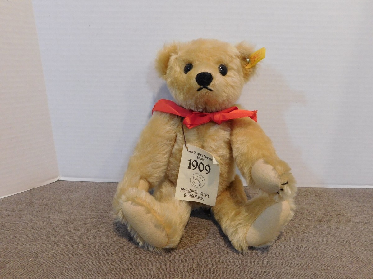 【レア】steiff テディベア1909 Steiff シュタイフ テディベア 1909 レプリカ ブロンド