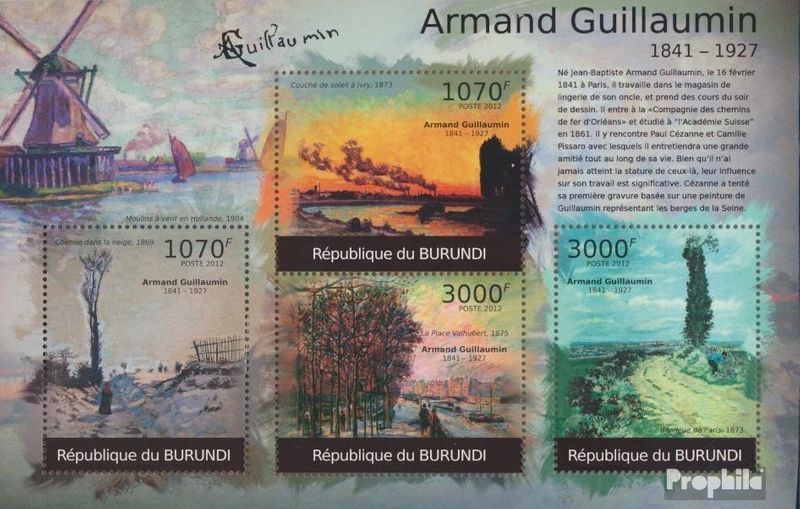 Burundi Bloc 252 (Édition Complète) - Neuf Avec Gomme Originale MNH - 2012 Haustauben - Timbres Collection Oiseaux